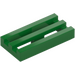 LEGO Vert Tuile 1 x 2 Grille (avec Rainure inférieure) (2412 / 30244)