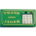 LEGO Green Tile 1 x 2 with &#039;Franz Jäger&#039;, &#039;2003&#039; and Keypad with Groove (3069 / 30070)