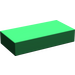 LEGO Green Tile 1 x 2 without Groove (3069)