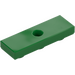 LEGO Green Tile 1 x 3 Inverted with Hole (35459)