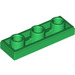 LEGO Groen Tegel 1 x 3 Omgekeerd met Gat (35459)