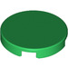 LEGO Green Tile 2 x 2 Round with Bottom Stud Holder (14769)