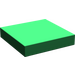 LEGO Green Tile 2 x 2 without Groove (3068)