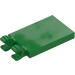 LEGO Green Tile 2 x 3 with Horizontal Clips (Thick Open &#039;O&#039; Clips) (30350 / 65886)