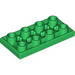 LEGO Groen Tegel 2 x 4 Omgekeerd (3395)