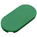 LEGO Green Tile 2 x 4 with Rounded Ends (66857)