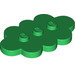 LEGO Groen Tegel 3 x 5 Cloud met 3 Studs (35470)