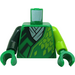 LEGO Green Torso with Lime Scales and White Scarf (973 / 76382)