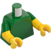 LEGO Green Watermelon Dude Minifig Torso (973 / 16360)