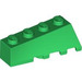 LEGO Grün Keil 2 x 4 Sloped Links (43721)
