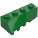 LEGO Verde Cuneo 2 x 4 Sloped Destra (43720)