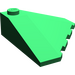 LEGO Green Wedge 4 x 4 (18°) Corner (43708)