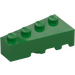 LEGO Grøn Kile Klods 2 x 4 Venstre (41768)