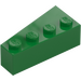 LEGO Grønn Kile Kloss 2 x 4 Høyre (41767)