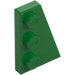 LEGO Verde Cuña Placa 2 x 3 Ala Derecha  (43722)