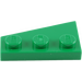 LEGO Groen Wig Plaat 2 x 3 Vleugel Rechtsaf  (43722)
