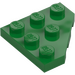 LEGO Grün Keil Platte 3 x 3 Ecke (2450)