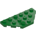 LEGO Grün Keil Platte 3 x 6 mit 45º Ecken (2419 / 43127)