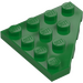 LEGO Verde Cuneo Piastra 4 x 4 Angolo (30503)