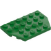 LEGO Green Wedge Plate 4 x 6 without Corners (32059 / 88165)