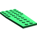 LEGO Grün Keil Platte 4 x 9 Flügel ohne Bolzenkerben (2413)