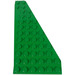 LEGO Grün Keil Platte 7 x 12 Flügel Links (3586)