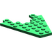 LEGO Vert Coin assiette 8 x 8 avec 3 x 4 Coupé (6104)
