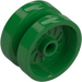 LEGO Green Wheel Rim Ø18 x 12mm with Etched Rim (18976 / 65192)