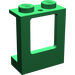 LEGO Grün Fenster Rahmen 1 x 2 x 2 mit 2 Löchern unten (2377)
