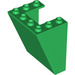 LEGO Green Windscreen 3 x 4 x 4 Inverted with Square Top Edges  (4872)