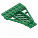 LEGO Grøn Vinge 6 x 8 x 0.7 med Grille (30036)