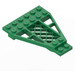 LEGO Grün Flügel 6 x 8 x 0.7 mit Gitter (30036)