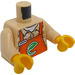 LEGO Grocer Minifig Torse (973 / 76382)