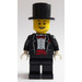 LEGO Groom mit oben Hut Minifigur