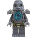 LEGO Grumlo met Plat Zilver Heavy Pantser Minifiguur