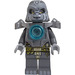 LEGO Grumlo met Vlak Zilver Heavy Armour minifiguur