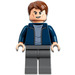 LEGO Guard with Dark Blue Jacket Open Minifigure