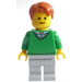 LEGO Guy avec sweater Pet Shop Figurine