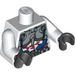 LEGO Ha-ya-to Torso (Silver Armor) (973 / 76382)