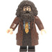 LEGO Hagrid with Reddish Brown Coat and Dark Brown Hair Minifigure