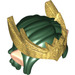 LEGO Haar mit Seitenscheitel mit Gold Tiara und Elf Ohren (31581)