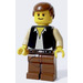 LEGO Han Solo with Black Vest and Brown Legs Minifigure