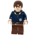 LEGO Han Solo with Dark Blue Jacket and Reddish Brown Legs Minifigure (Smirk)