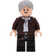 LEGO Han Solo with Gray Hair (Neutral / Lopsided Grin) Minifigure