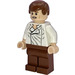 LEGO Han Solo with White Shirt with Wrinkles and Reddish Brown Legs (Open Mouth / Closed Eyes) Minifigure