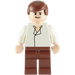 LEGO Han Solo con Blanco Camisa sin Wrinkles y Reddish Marrón Piernas Minifigura