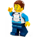 LEGO Handyman Harl Hubbs with Stunt Driver Suit Minifigure