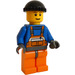 LEGO Harbour Worker con Negro Gorra Minifigura