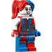 LEGO Harley Quinn in Red and Blue Outfit Minifigure