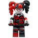 LEGO Harley Quinn jossa Musta ja Punainen Tutu Minihahmo